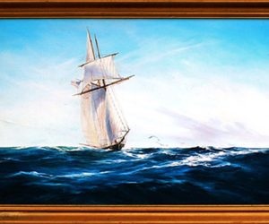 Baltimore Clipper in Bermuda Waters